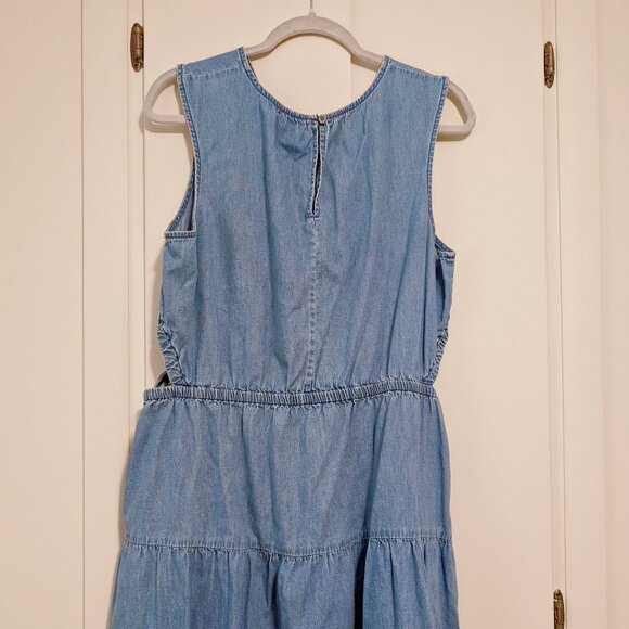 Denim Sleeveless Dress - Picture 1 of 4